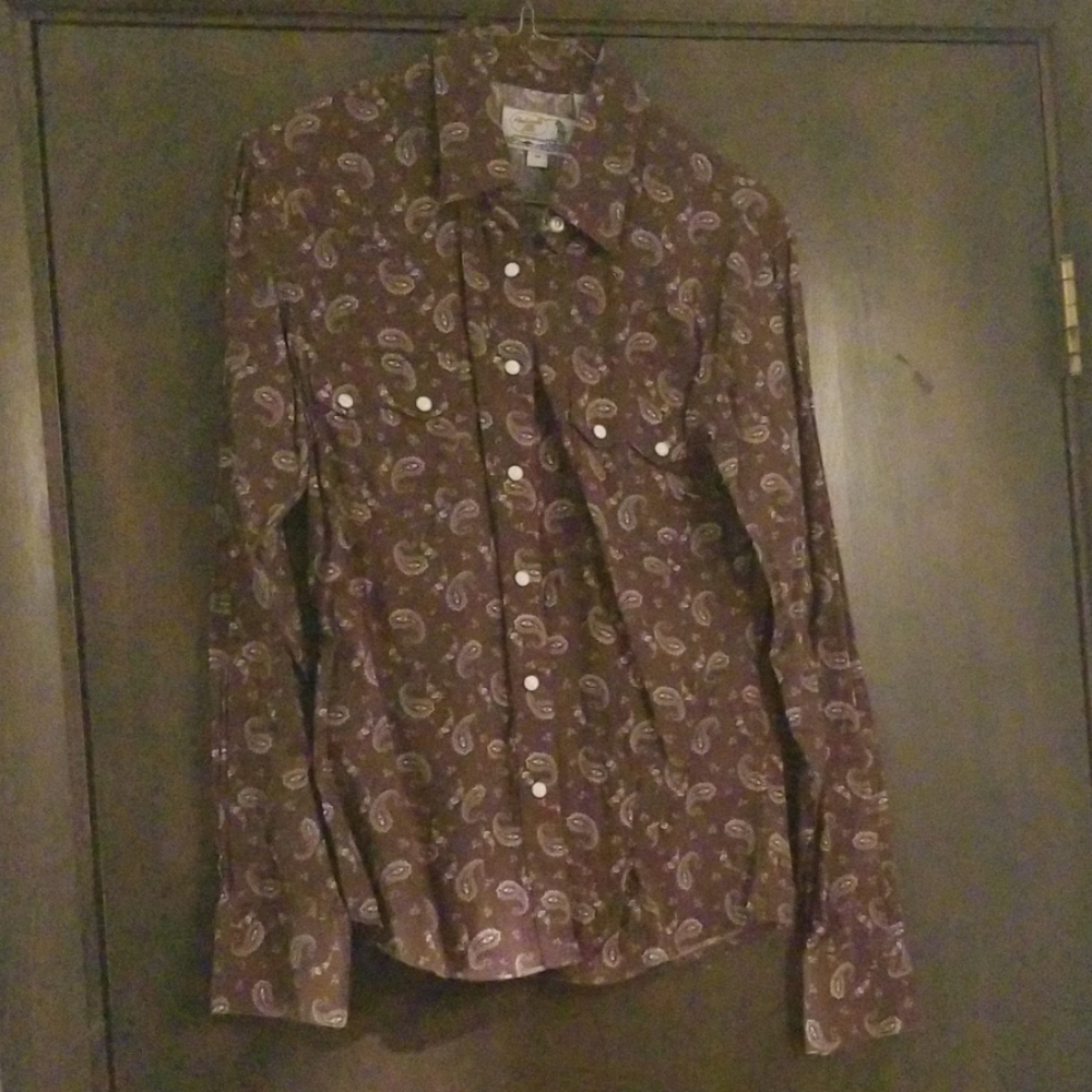 Brown western shirt